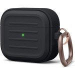 Elago Armor Hang Case - Θήκη Σιλικόνης για AirPods 3rd Gen - Black (EAP3AM-BK)
