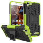Ανθεκτική Θήκη Etui Tire Armor Lenovo K5/K5 Plus - Black/Green (132147)