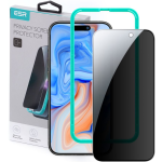ESR Privacy Tempered Glass - FullFace Αντιχαρακτικό Γυαλί Προστασίας Απορρήτου Οθόνης - Apple iPhone 15 - Black (4894240174401)