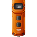 Φακός Nitecore TUP2 Μπρελόκ με Κλιπ LED MCT Ανθεκτικός Αδιάβροχος Επαναφορτιζόμενος 1200 Lumens Μπαταρία 1.300 mAh - Alloy Orange (6952506409549)
