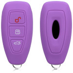 KW Θήκη Κλειδιού Ford - Σιλικόνη -  3 Κουμπιά - Violet (41621.38)