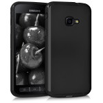 KW Θήκη Σιλικόνης Samsung Galaxy Xcover 4/4S - Soft Flexible Shock Absorbent Protective Phone Cover - Black Matte (42413.47)