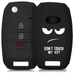 KW Silicone Θήκη Κλειδιού Kia - 3-4 Κουμπιά - Don't Touch My Car (43811.01)