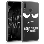 KW Θήκη Σιλικόνης Huawei P Smart Plus - Don't Touch My Phone (46091.02)