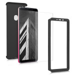 KW Θήκη Full Body για Samsung Galaxy A9 2018 & Tempered Glass - Metallic Black (46583.68)