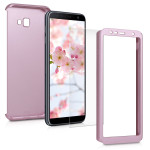 KW Θήκη Full Body Samsung Galaxy J4 Plus 2018 & Screen Protector - Metallic Rose Gold (47115.31)