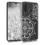 KW Θήκη Σιλικόνης Huawei P30 Lite - Silver / Transparent (47501.14)