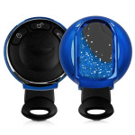 KW Θήκη Σιλικόνης Κλειδιού Mini - 3 Κουμπιά - Blue / Metallic Blue (48402.02)