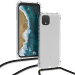 KW Θήκη Σιλικόνης με Λουράκι Λαιμού Google Pixel 4 - Transparent (50810.03)