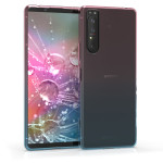 KWmobile Θήκη Σιλικόνης Sony Xperia 1 II - Bicolor / Pink / Blue / Transparent (52034.01)