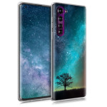 KW Θήκη Σιλικόνης Motorola Edge - Cosmic Nature Blue / Grey / Black (52364.01)