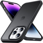 HappyCase Ημιδιάφανη Σκληρή Θήκη - Apple iPhone 15 Pro - Matte Black (8719246412622)