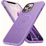 HappyCase Ημιδιάφανη Σκληρή Θήκη MagSafe - Apple iPhone 12 Pro Max - Matte Lila (8719246422171)