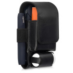KW 3 in 1 Θήκη PU Leather για IQOS 2.4 / 2.4 Plus Starter Kit - Black (43831.01)