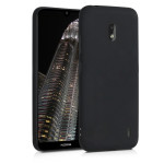 KW Θήκη Σιλικόνης Nokia 2.2 - Soft Flexible Shock Absorbent - Black Matte (49452.47)