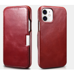 iCarer Vintage Series Side-Open Δερμάτινη Θήκη Apple iPhone 12 mini - Red (RIX1209-RD)