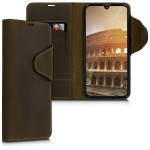 Kalibri Δερμάτινη Suede Θήκη Πορτοφόλι Samsung Galaxy A40 - Brown (48667.05)