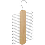 Κρεμάστρα για Γραβάτες Relaxdays Wooden Tie Hanger Ζώνες / Φουλάρια από Ξύλο Λωτού 29.5 x 16.5 x 1 cm -  Natural (10031377)