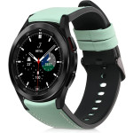 KW Δερμάτινο Λουράκι με Σιλικόνη - Samsung Galaxy Watch 4 / Classic 4 - Pastel Green (56176.176)