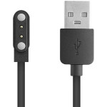 KW Καλώδιο Φόρτισης USB - Yamay SW022 / Haylou Solar LS05 / Haylou RT LS05S - 95cm - Black (56863.01)