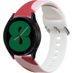 KW Λουράκι Σιλικόνης (20mm) Samsung Galaxy Watch 4 / Classic 4 - Dusty Pink / Awesome Pink / Beige (59684.01)