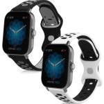 KW Λουράκι Σιλικόνης (20mm) Huami Amazfit GTS / GTS 2 / GTS 2e / GTS 3 - 2 Τεμάχια - Black / Grey / White / Black (58989.01)