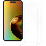 KWmobile Crystal Clear Screen Protector - Μεμβράνη Προστασίας Οθόνης - Apple iPhone 15 Plus - 3 Τεμάχια - Transparent (62022.1)
