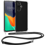 KWmobile Διάφανη Θήκη Σιλικόνης με Λουράκι Λαιμού - OnePlus Nord CE 3 Lite - Transparent (61495.01)