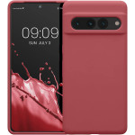 KWmobile Soft Flexible Rubber Cover - Θήκη Σιλικόνης Google Pixel 7 Pro - Dark Rose (59452.167)