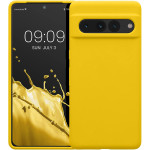 KWmobile Soft Flexible Rubber Cover - Θήκη Σιλικόνης Google Pixel 7 Pro - Radiant Yellow (59452.165)