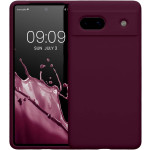 KWmobile Soft Flexible Rubber Cover - Θήκη Σιλικόνης Google Pixel 7a - Bordeaux Violet (61597.187)