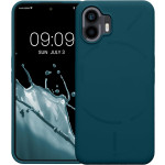 KWmobile Soft Flexible Rubber Cover - Θήκη Σιλικόνης Nothing Phone 2 - Teal Matte (KWM0000203Z008C)