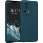 KWmobile Soft Flexible Rubber Cover - Θήκη Σιλικόνης Xiaomi 13 Lite με Πλαίσιο Κάμερας - Teal Matte (61166.57)