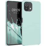 KWmobile Soft Flexible Rubber Cover - Θήκη Σιλικόνης Xiaomi 11 Lite 5G NE / Mi 11 Lite - Cool Mint (54730.200) 