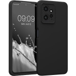 KWmobile Soft Flexible Rubber Cover - Θήκη Σιλικόνης Xiaomi Redmi Note 12 4G με Πλαίσιο Κάμερας - Black (61180.01)