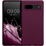 KWmobile Soft Slim Flexible Rubber Cover - Θήκη Σιλικόνης Google Pixel 7a - Bordeaux Violet (61614.187)