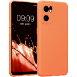KWmobile Soft Slim Flexible Rubber Cover with Camera Protector - Θήκη Σιλικόνης Oppo Find X5 Lite με Πλαίσιο Κάμερας - Neon Coral (57633.103)