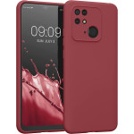 KWmobile Soft Slim Flexible Rubber Cover with Camera Protector - Θήκη Σιλικόνης Xiaomi Redmi 10C με Πλαίσιο Κάμερας - Dark Rose (59229.167)