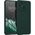KWmobile Soft Slim Flexible Rubber Cover with Camera Protector - Θήκη Σιλικόνης Xiaomi Redmi 10C με Πλαίσιο Κάμερας - Moss Green (59229.169)
