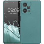 KWmobile Soft Slim Flexible Rubber Cover with Camera Protector - Θήκη Σιλικόνης Xiaomi Redmi Note 12 Pro 5G με Πλαίσιο Κάμερας - Arctic Night (60733.207)