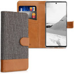 KWmobile Θήκη Πορτοφόλι Google Pixel 6 Pro - Light Grey / Brown (55989.25)