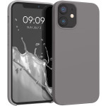 KWmobile Θήκη Σιλικόνης Apple iPhone 12 mini - Soft Flexible Rubber Cover - Titanium Grey (52640.155) 