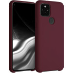 KWmobile Θήκη Σιλικόνης Google Pixel 5 - Soft Flexible Rubber Cover - Tawny Red (53633.190) 