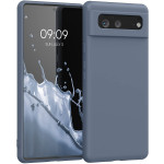 KWmobile Θήκη Σιλικόνης Google Pixel 6 - Soft Flexible Rubber Cover - Blue Grey (55865.12)