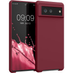 KWmobile Θήκη Σιλικόνης Google Pixel 6 - Soft Flexible Rubber Cover - Rhubarb Red (55480.209) 