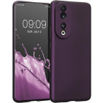 KWmobile Θήκη Σιλικόνης Honor 90 με Πλαίσιο Κάμερας - Metallic Berry (61743.115)