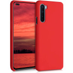 KWmobile Θήκη Σιλικόνης OnePlus Nord - Soft Flexible Rubber Cover - Red (51871.09)