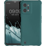 KWmobile Θήκη Σιλικόνης Realme C31 με Πλαίσιο Κάμερας και TPU Bumper - Teal Matte (60002.57)