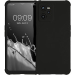 KWmobile Θήκη Σιλικόνης Realme Narzo 50A Prime με Πλαίσιο Κάμερας και TPU Bumper - Black Matte (59925.47)