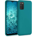 KWmobile Θήκη Σιλικόνης Samsung Galaxy A02s - Teal Matte (54045.57)